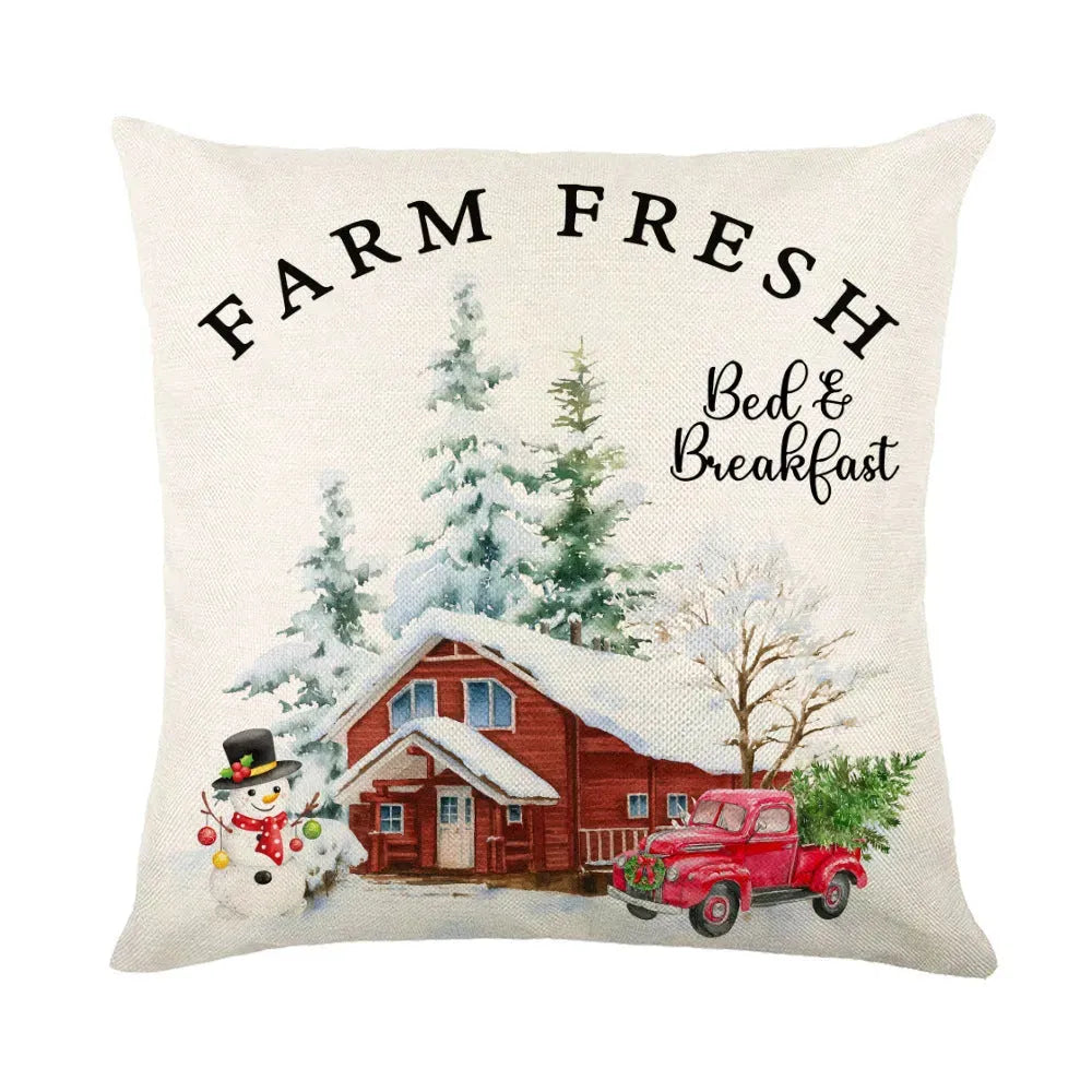 Christmas Decorations Pillow Covers Sofa - Bellarte Enchanté Christmas Decorations Pillow Covers Sofa